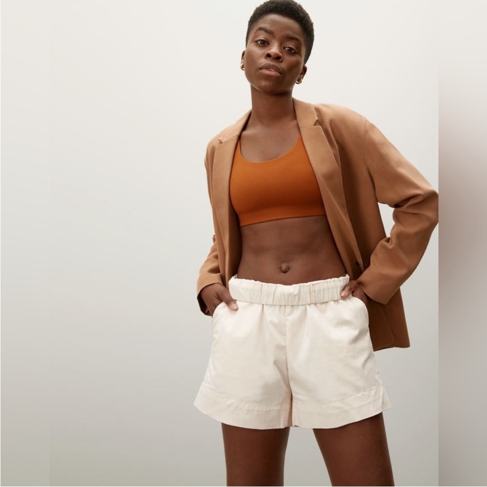 EVERLANE The easy linen shorts- size M